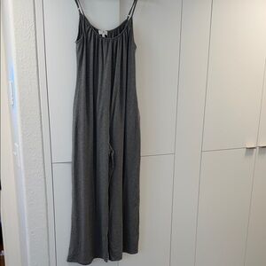 Socialite Charcoal Gray Jumpsuit